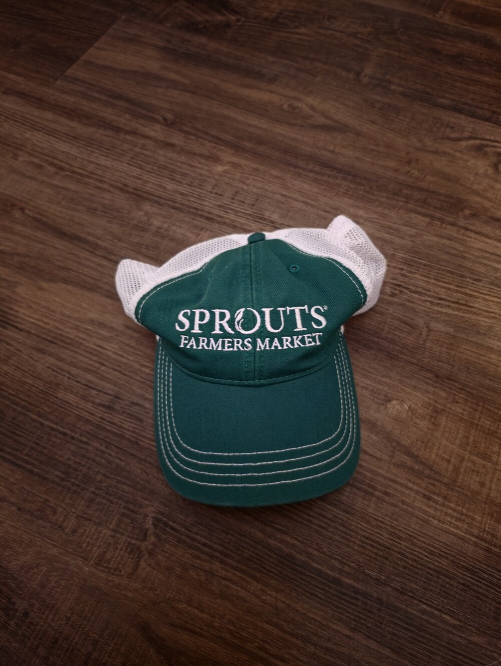 Sprouts Farmers Market Richardson Trucker Adjustable Hat Green White